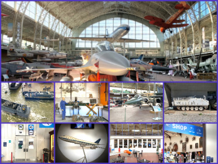 144 Air, Sea and Land with Cafe and shop at "Royal Museum of the Armed Forces and Military History"